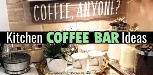 Coffee Bar Ideas – 30 Ways To Set Up a Coffee Station in Your Kitchen or Counter  - 30+ beautiful hot chocolate and coffee station ideas for kitchen counters with LOTS of pictures of coffee & cocoa bars...