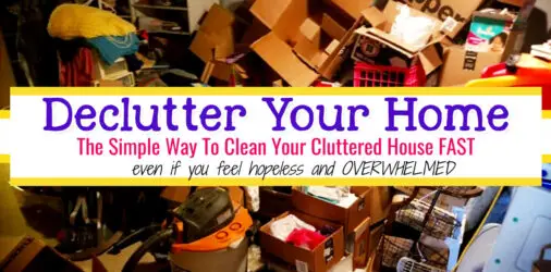 How To Clean an EXTREMELY Cluttered House + Signs of a Problem  - how to clean when you are DROWING in clutter...and too tired to deal with it...