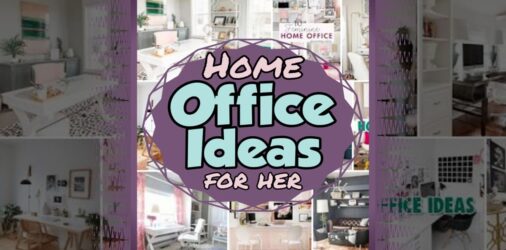 Home Office Space Design Ideas For HER In ANY Small Space  - Home Office Ideas for Women on a Budget Who Want a Beautiful Feminine Workspace At Home...