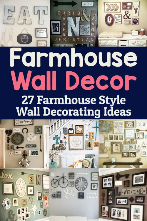 Farmhouse wall decor ideas - Farmhouse Decor Ideas For Your Home - farmhouse ideas and inspiration including farmhouse wall decor ideas, old farmhouse decorating ideas and lots of farmhouse style decorating ideas pictures for your kitchen, laundry room, living room, bedroom, foyer, walls etc to get the farmhouse style look to YOUR home.