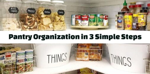Declutter and Organize Your Small Pantry in 3 Simple Steps  - the simple way to organize your small kitchen pantry in 3 easy steps... even if you're on a budget...