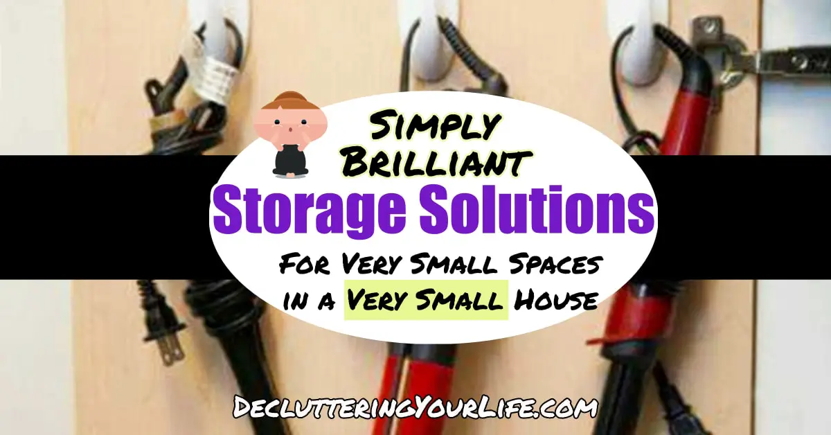 Storage solutions for small spaces in small houses - even with a big family