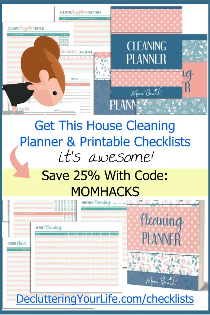 PRINTABLE Daily Weekly Monthly Cleaning Schedule Checklists-2024 Freebies