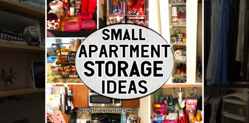 50 Small Apartment Storage Ideas That Won’t Risk Your Deposit  - 50 clever ways to organize a small apartment with NO storage space... on a budget...