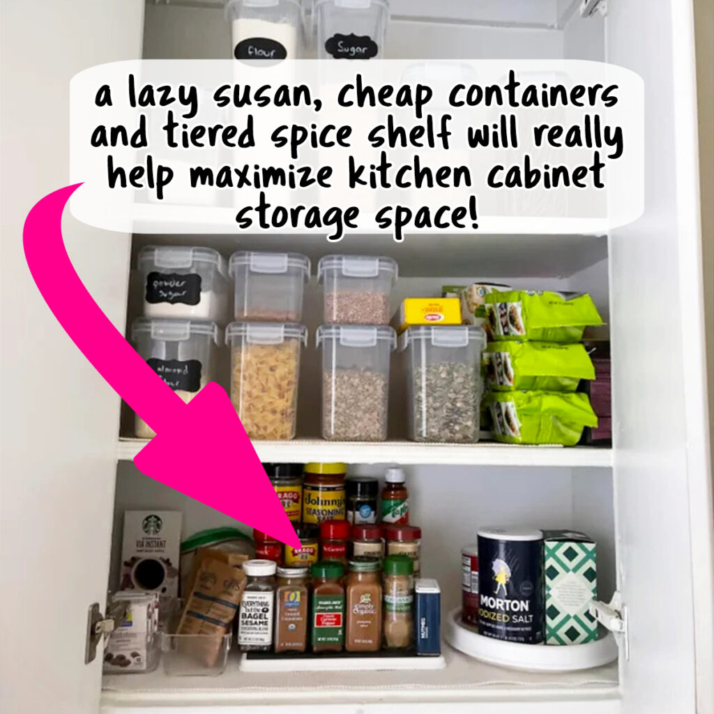 storage for small apartments - tiny kitchen organization inside kitchen cabinets to increase storage space and keep things organized