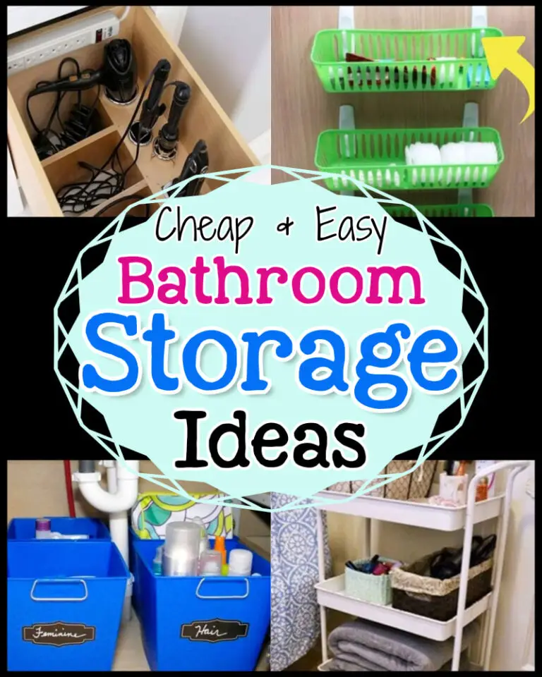 7 Small Bathroom Storage Ideas To Streamline Your Bathroom (even if you ...