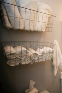 Linen Storage Ideas-No Linen Closet? No Problem! Alternatives