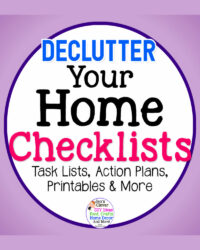 Decluttering Workbooks, Organization Checklists And Free Printables ...