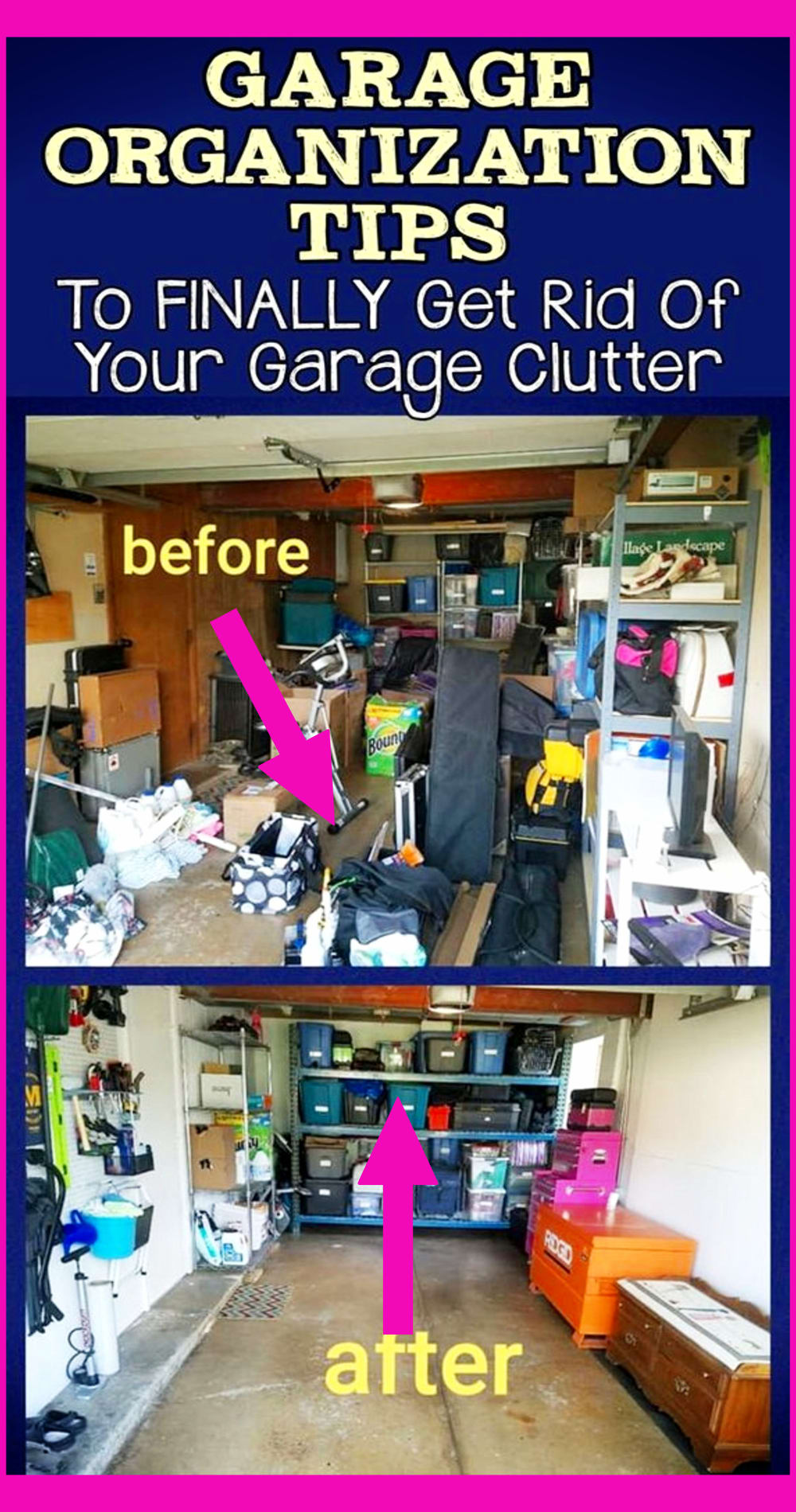 genius garage storage ideas - 5 quick and cheap garage organizing ideas for your garage organization DIY project on a low budget