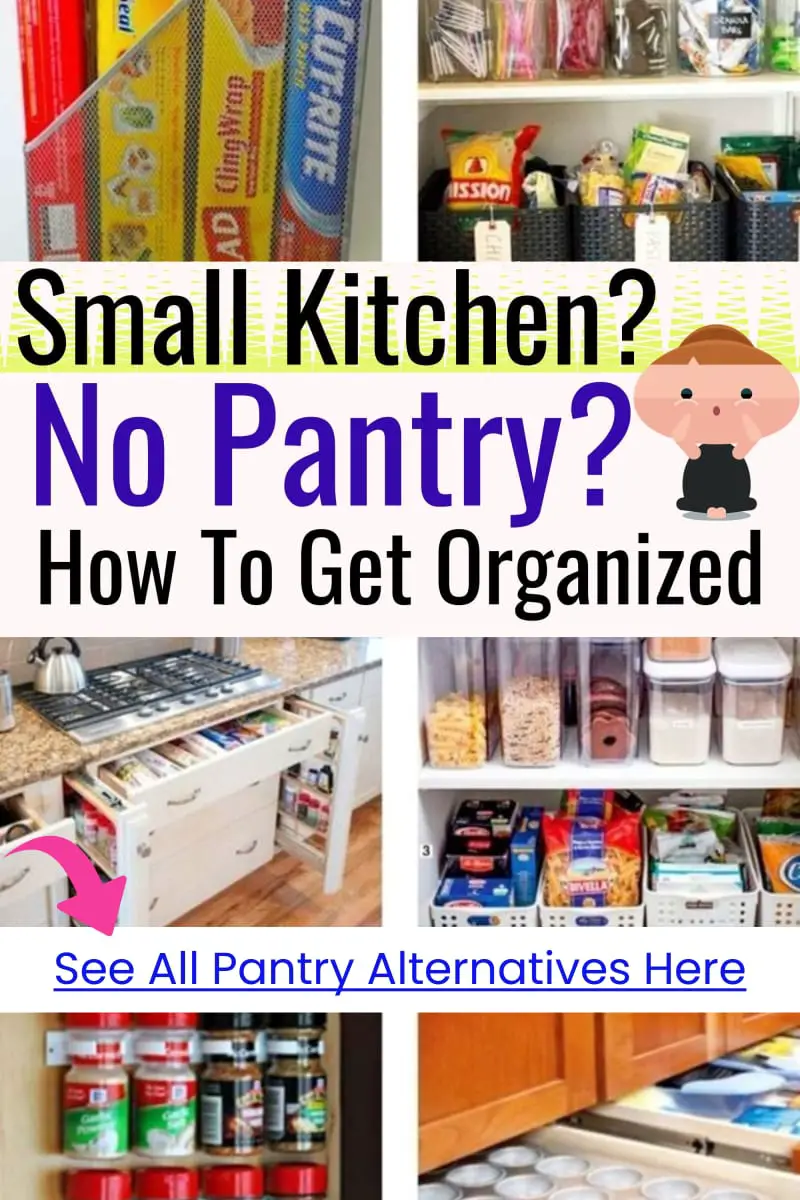 Small Kitchen Pantry Ideas - No Pantry Solutions