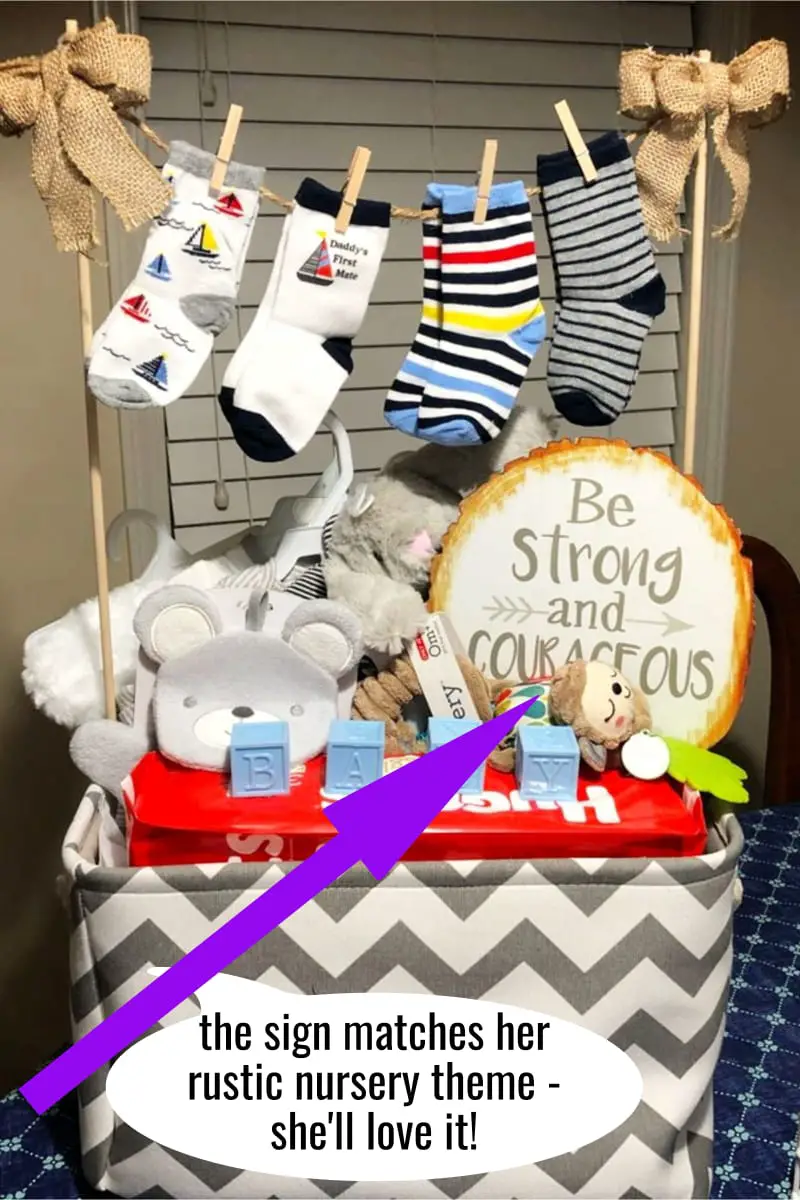 Homemade Baby Boy Gift Baskets - Unique Baby Shower Basket Ideas For Cheap Shower Gifts