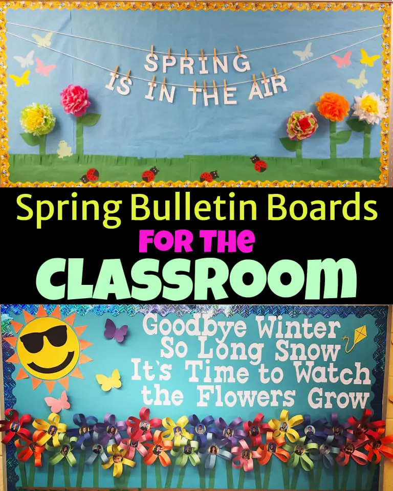 Bulletin Board ideas-Spring handmade classroom bulletin board decorations
