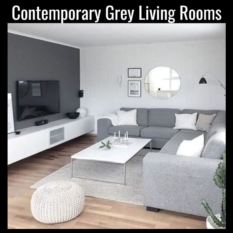 Contemporary grey living room ideas from Cosy Grey Living Room Ideas For a Warm & Cozy Small Space