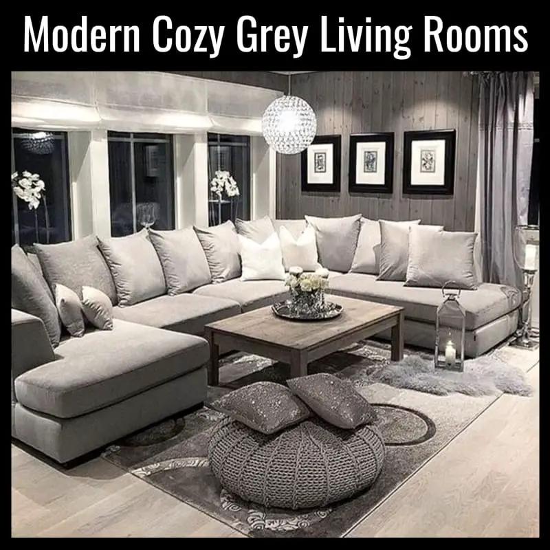 Modern cozy grey living room ideas from Cosy Grey Living Room Ideas For a Warm & Cozy Small Space
