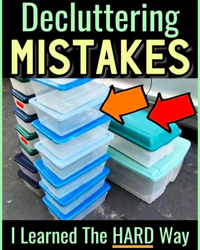 Organizing clutter ideas and MISTAKES  - how to organize clutter in your home when you can't DEclutter
