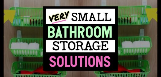 7 Small Bathroom Storage Ideas For Renters on a Budget  - budget-friendly AND renter-friendly bathroom storage ideas and small bathroom organization hacks...