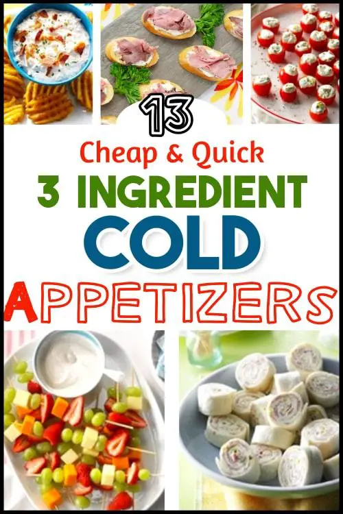 cheap easy appetizers - finger food cold appetizers on a stick from Party Finger Food Ideas-Budget Friendly Starters & Apps
