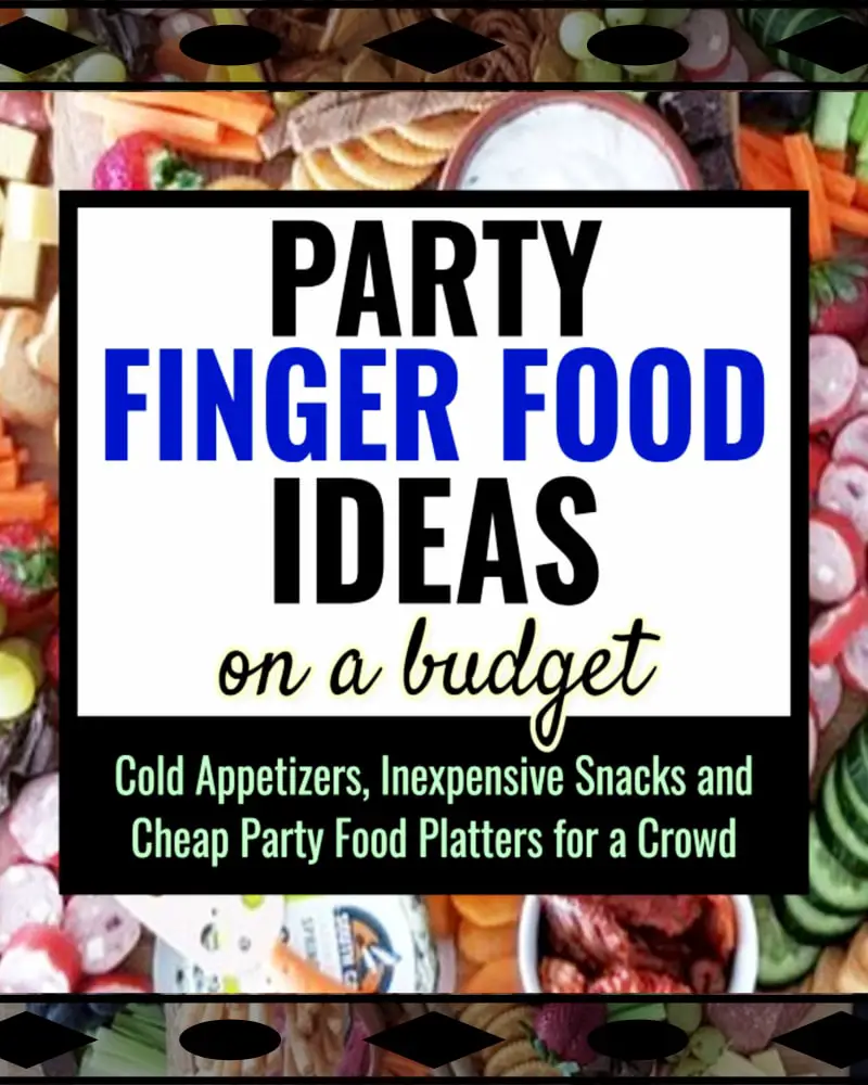 Party Finger Food Ideas-Budget Friendly Starters & Appetizers for a crowd