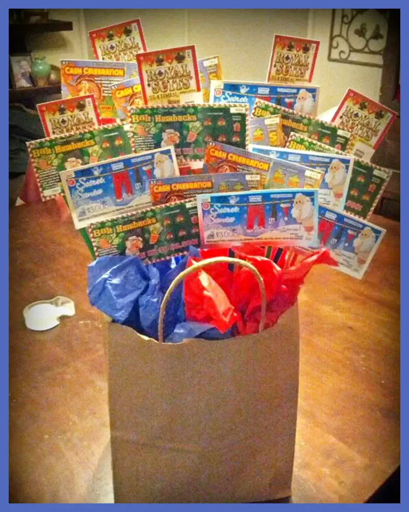 scratch off gift bag ideas - lottery ticket gift ideas and creative ways to gift scratch off tickets