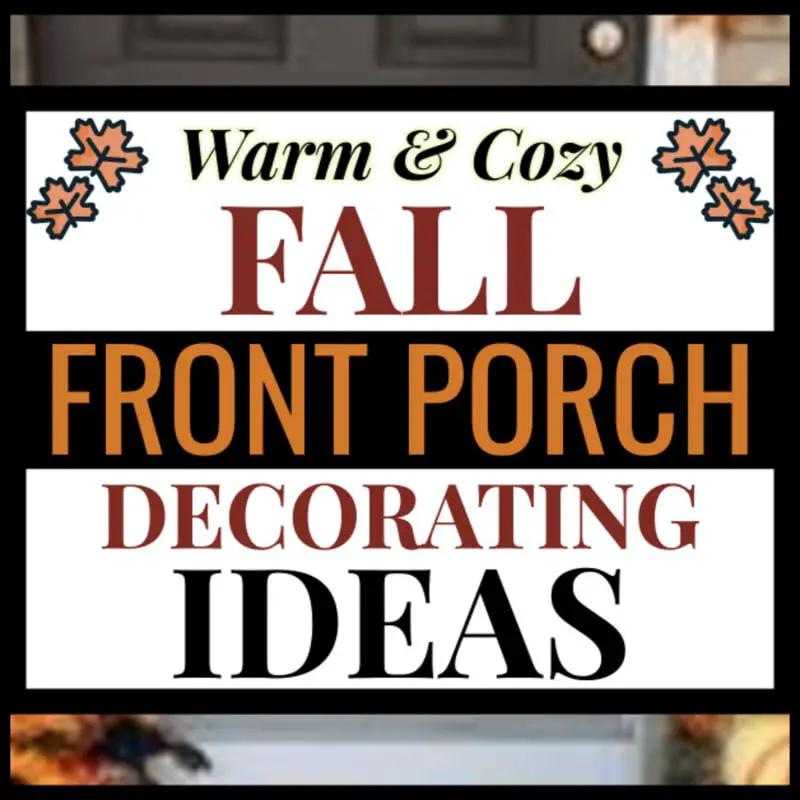 fall farmhouse front porch decorating ideas