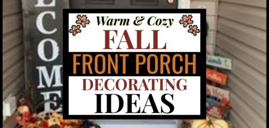 Cozy Fall Front Porch Decorating & Decor Ideas  - BEAUTIFUL front porch ideas for ALL the Fall Holidays... THIS is how I want to decorate MY farmhouse front porch for a warm and cozy entryway this season...