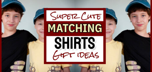 Cute Matching Shirts Gift Ideas For Family Christmas Gifts  -what to get the family members who have EVERYTHING this Christmas? Matching shirts, of course!