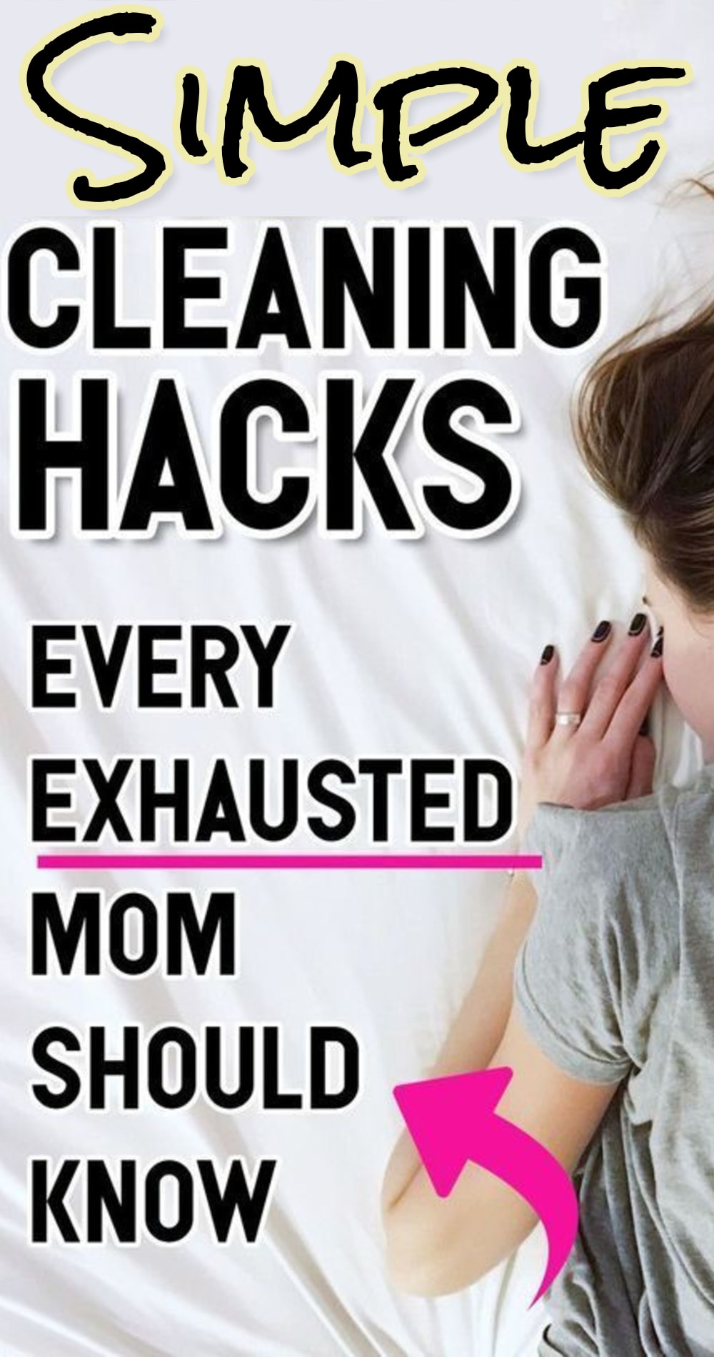 simple cleaning hacks for moms