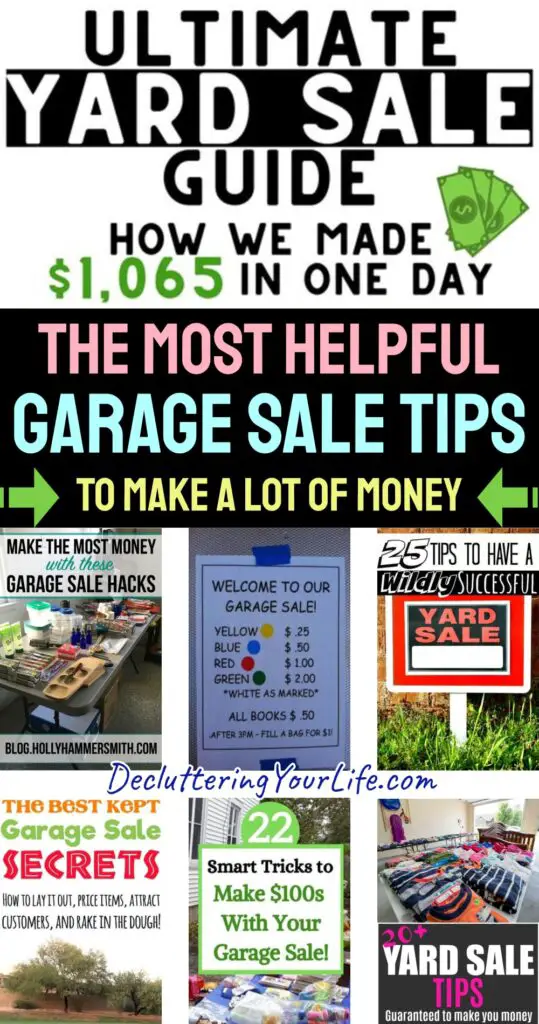 Garage Sale Tips To Make The Most Money Possible Tips From Pros That Make Thousands