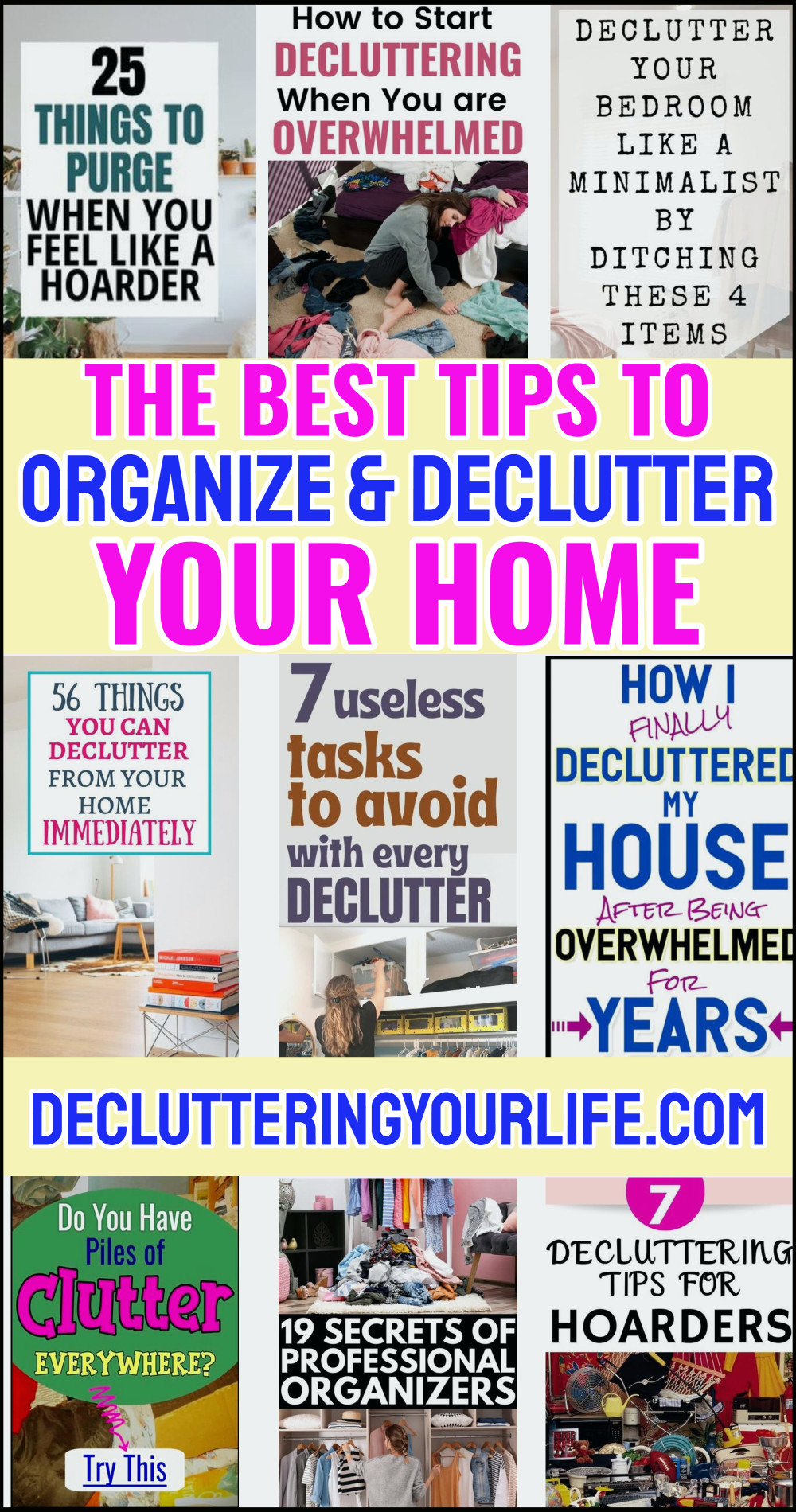best tips to organize and declutter your home