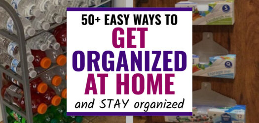 Getting Organized – 50+ Easy Ways To Get Organized at Home and STAY Organized  -from do it yourself organization hacks to the best resources to get started organizing your home... let's get organized!