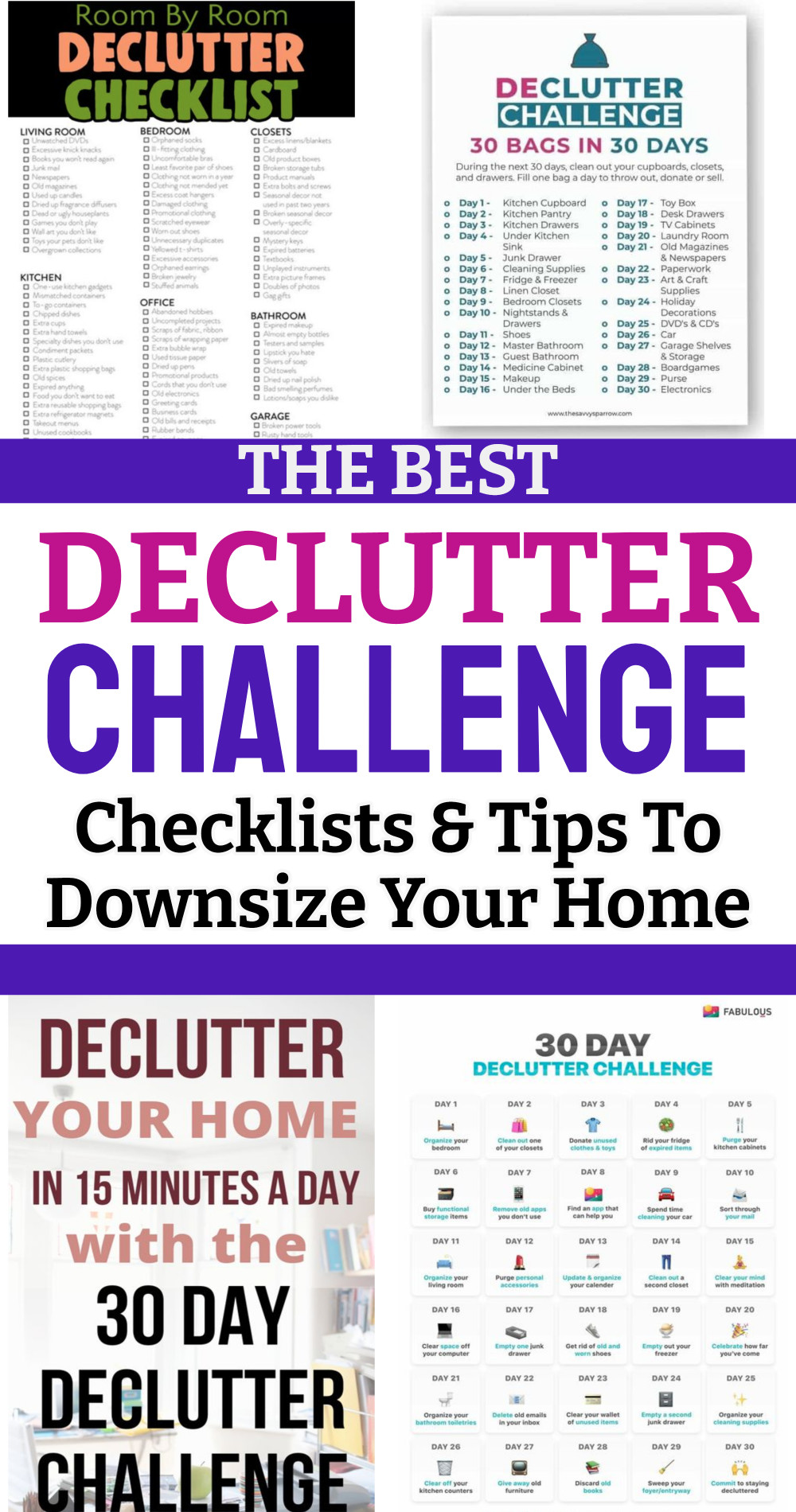 declutter challenge resources