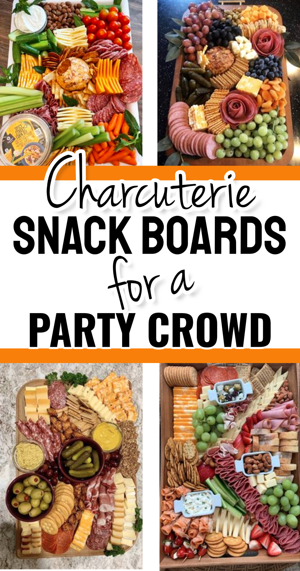 4 Charcuterie Snack Boards