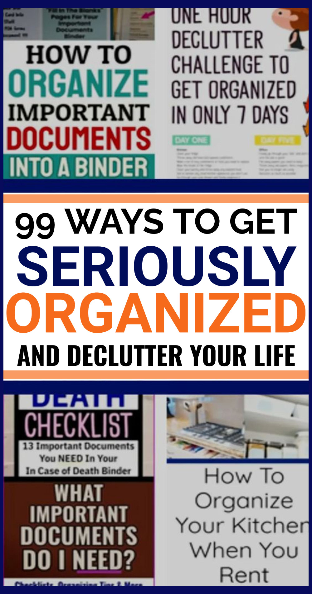 get organized and declutter your life