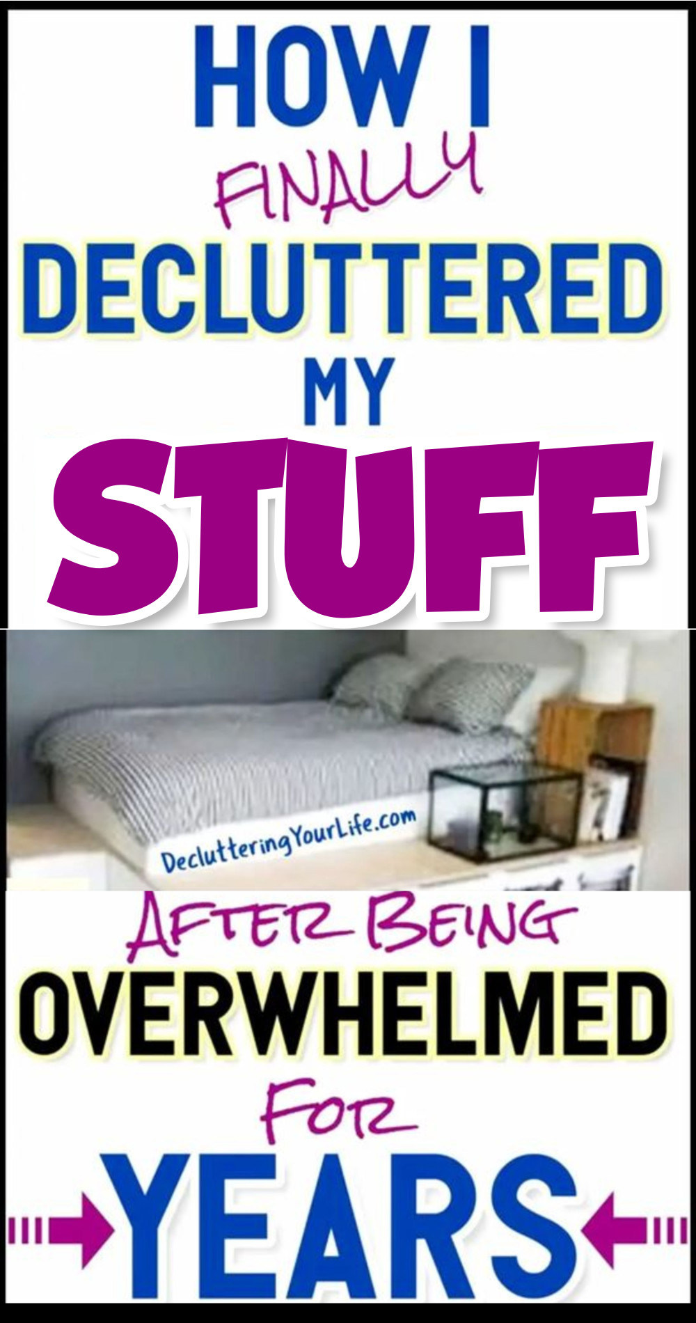 how to declutter stuff