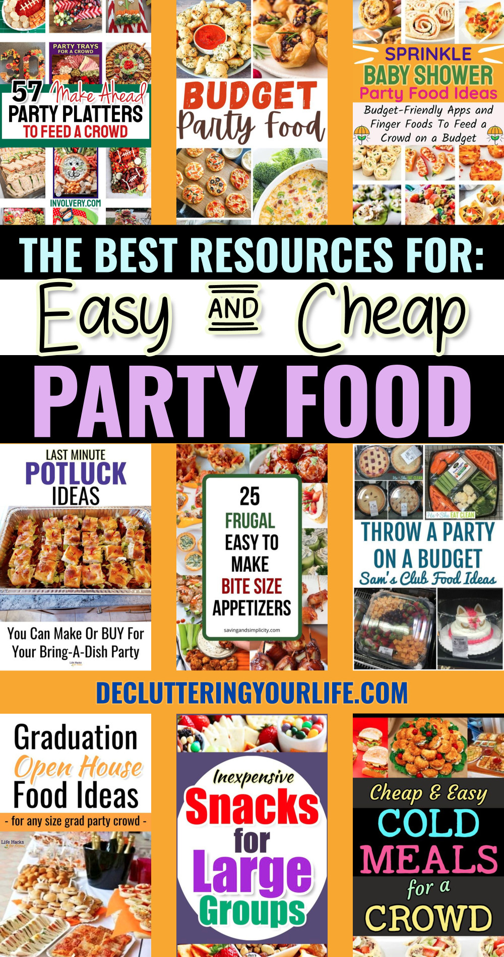 Resources for easy and cheap party food