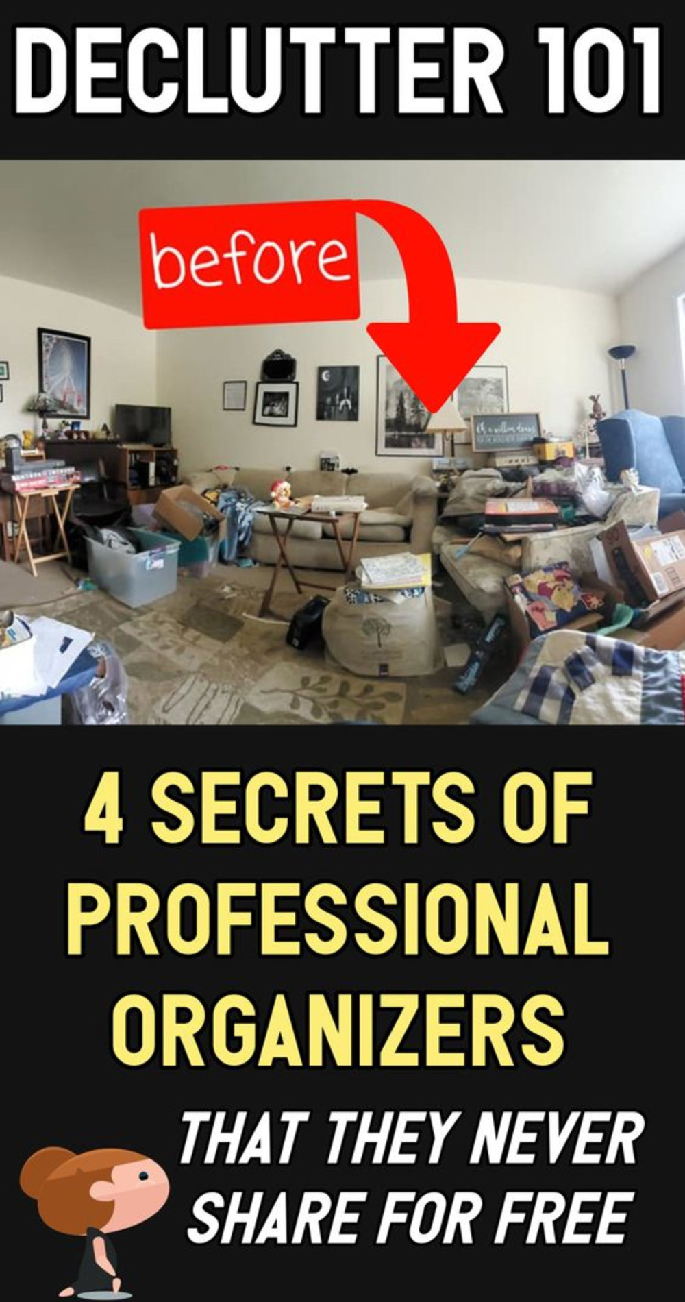 declutter 101 - 4 secrets of professional organizers