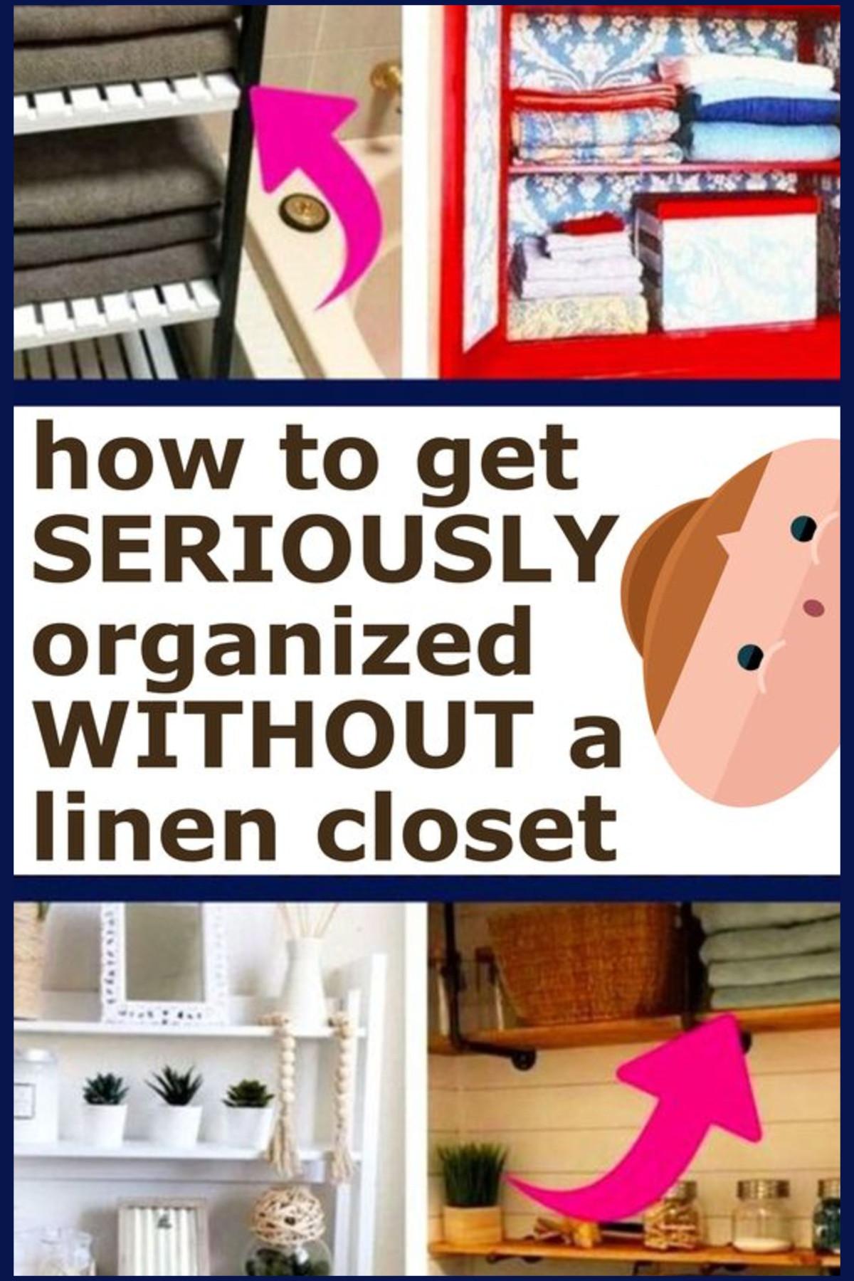 Linen Storage IdeasNo Linen Closet? No Problem! Alternatives