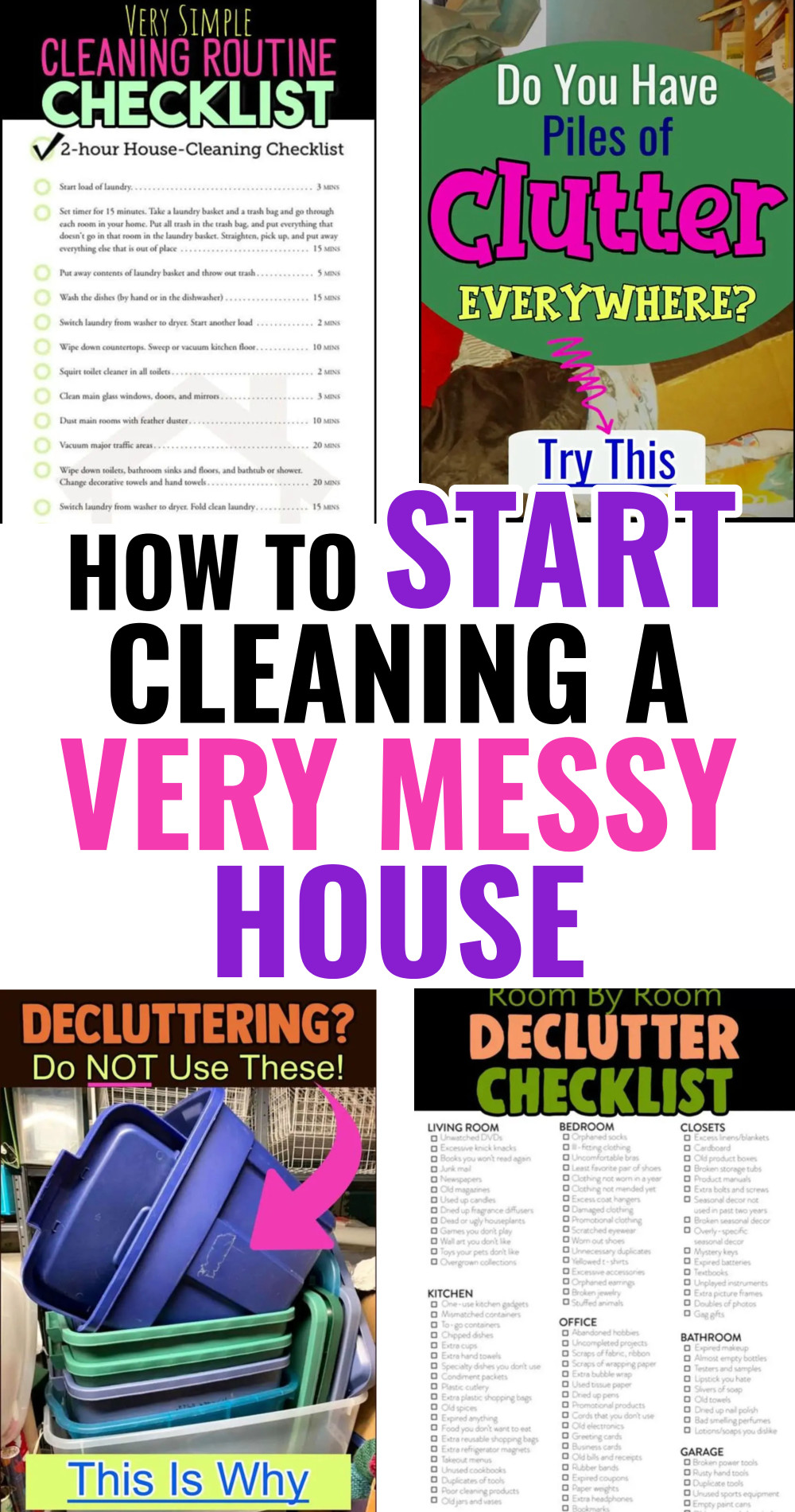 How To Start Cleaning A Very Messy House