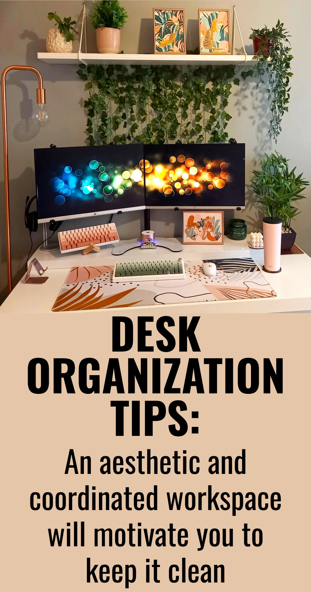 Home Office Organization Ideas For A Small Desk Workspace Area