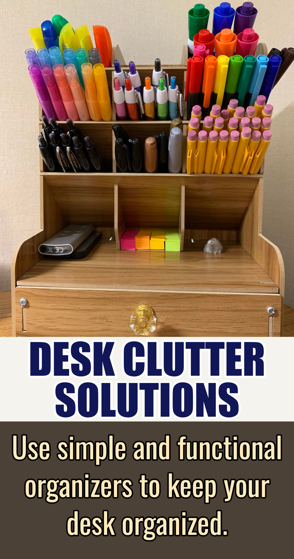 Home Office Desk Clutter Solutions