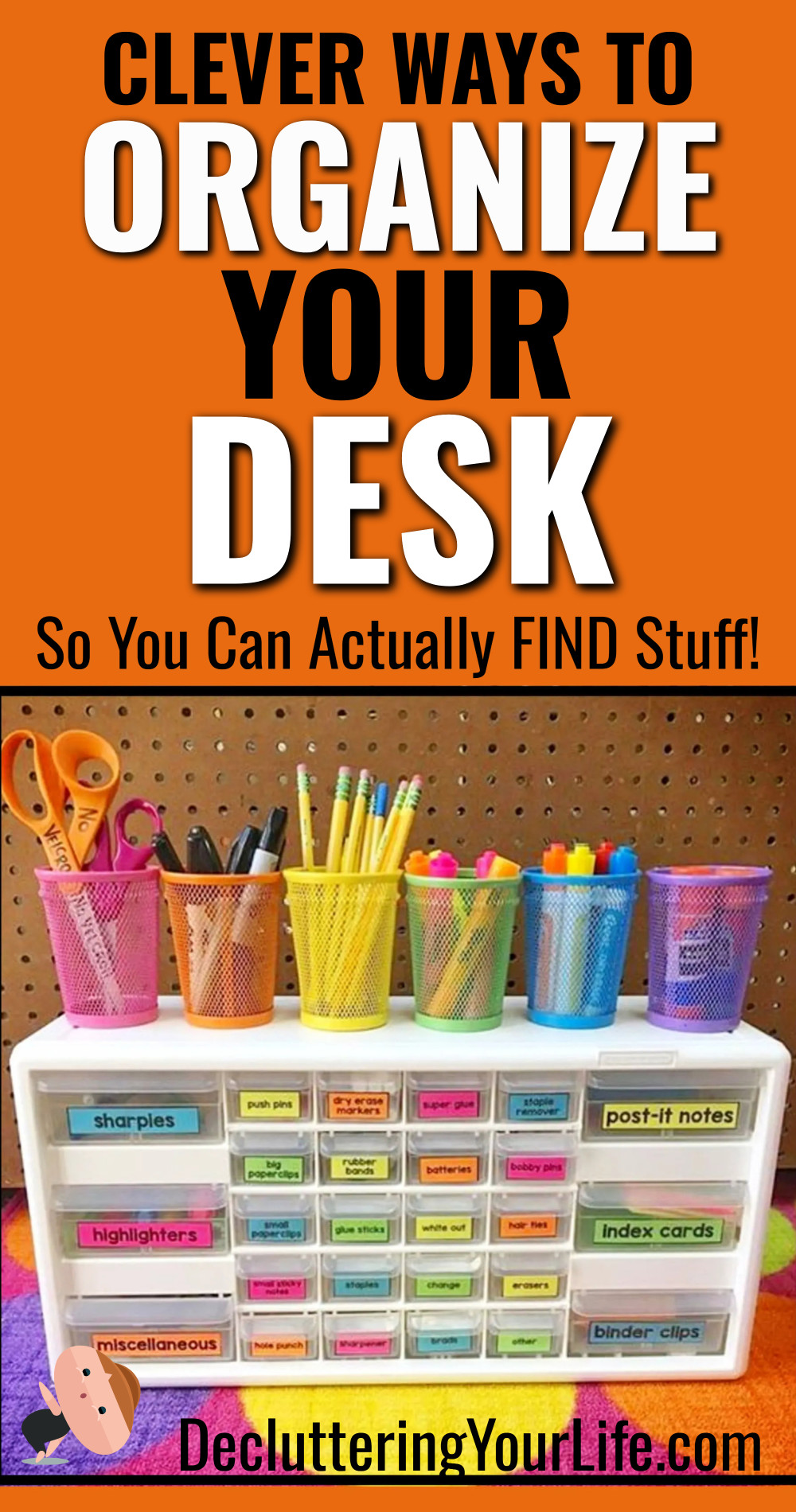 Home Office Organizing Ideas To Get Your Desk Clutter Seriously Organized