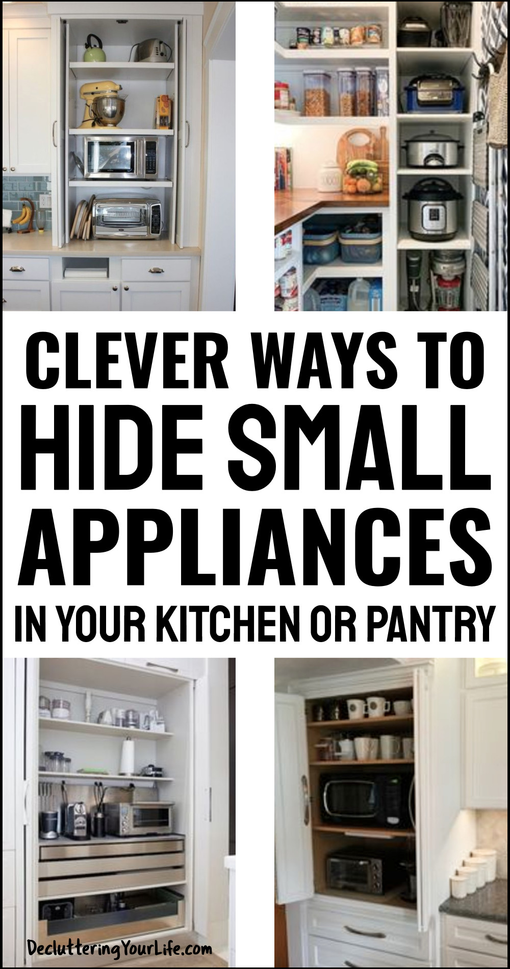 How to hide small appliances in your kitchen or pantry