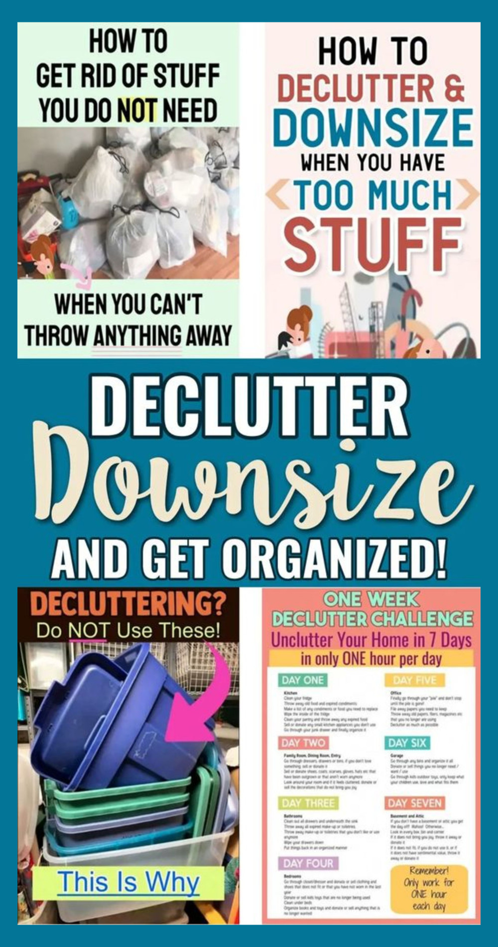 Declutter Downsize and Get Organized At Home Resources