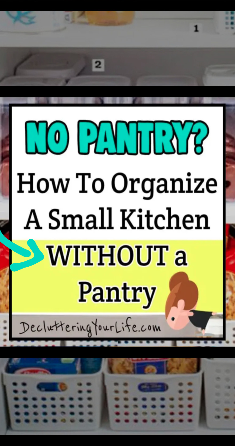 No Pantry? How To Organize A Small Kitchen WITHOUT A Pantry