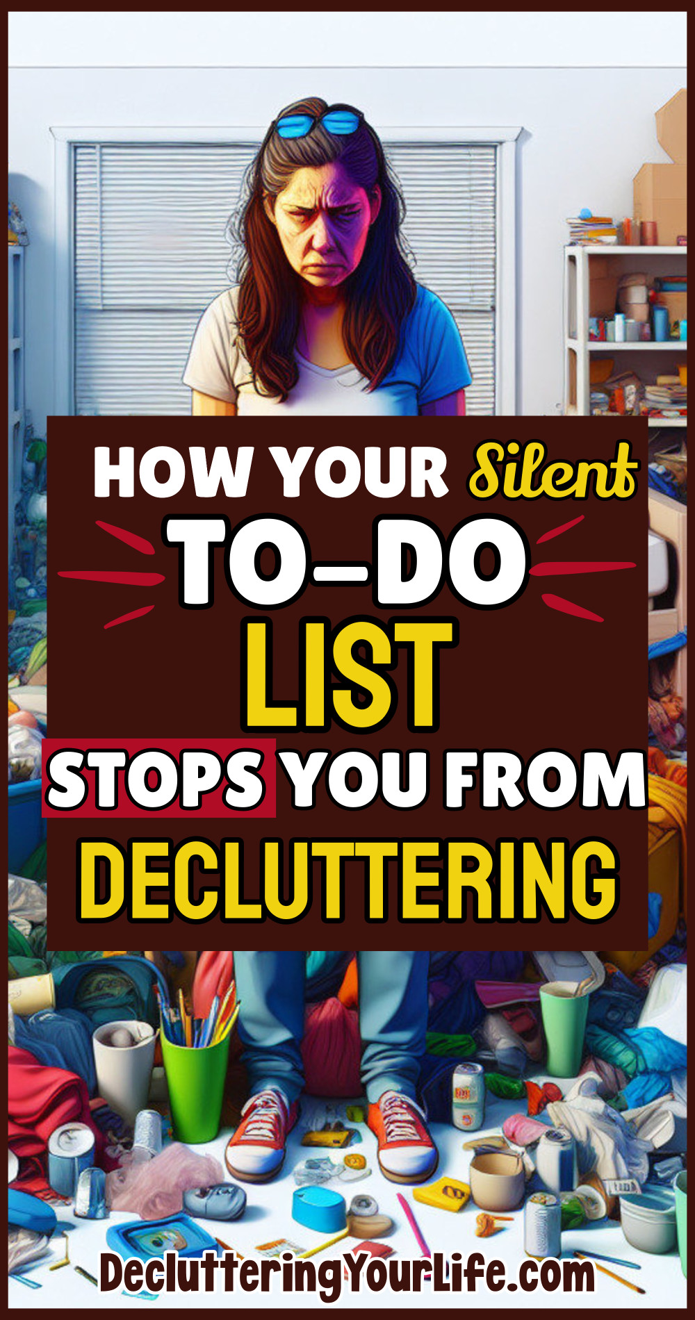 how your silent to do list stops you from decluttering