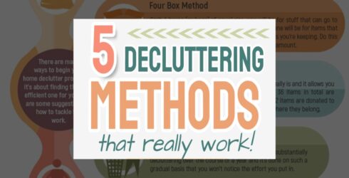 5 Decluttering Methods That Work (when nothing else does!)  -if you can't find a way to declutter that works for YOU, these 5 methods will help you get it done...