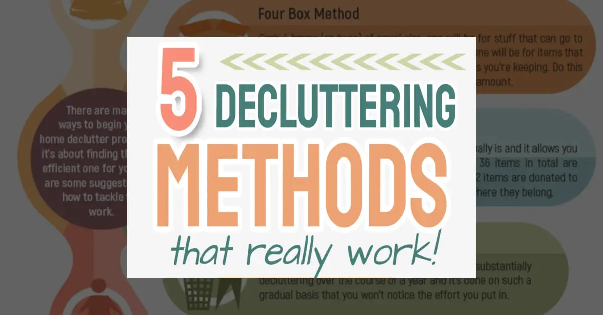 5 decluttering methods that really work