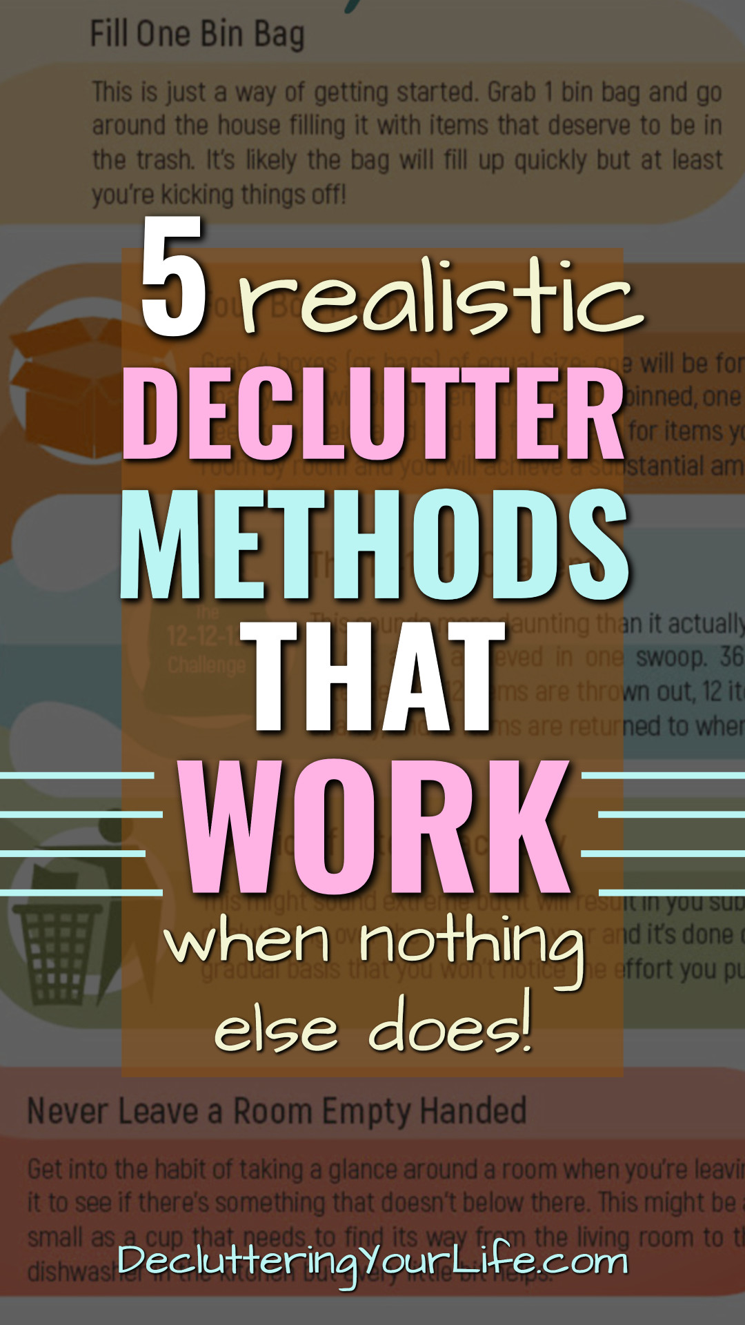 5 declutter methods that work when nothing else does