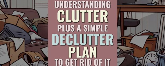 Understanding Clutter And A Simple Decluttering Plan To Get Rid Of It  -clutter taking over your life? Not sure HOW it got there or how to get RID of it?  Let's talk about it...and give you a plan of attack...