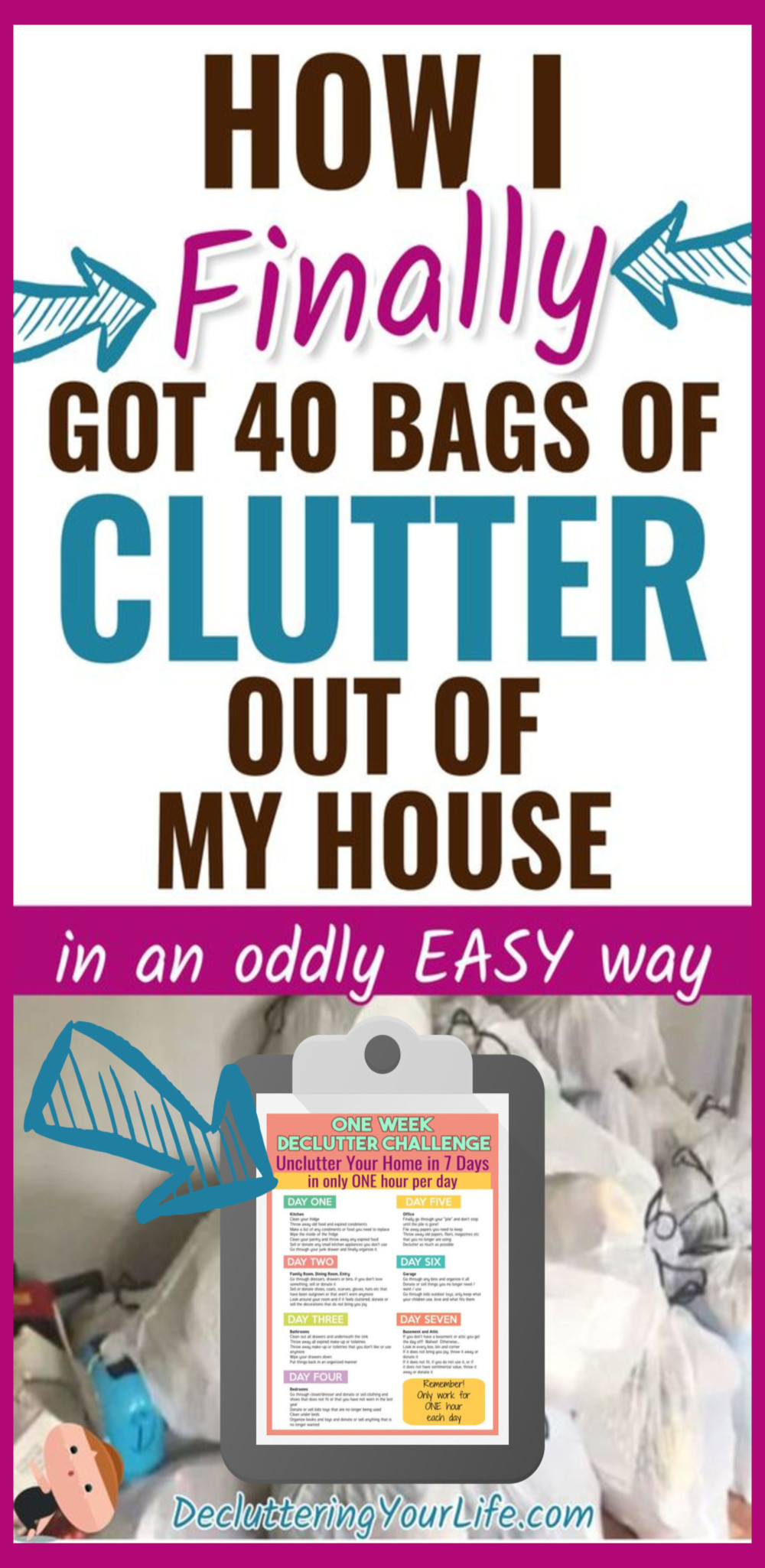 40 bags in 40 days declutter challenge